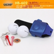 겜프 4color 자석 티꽂이 다기능 골프공 볼주머니 케이스 필드용품