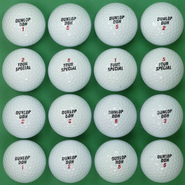 그린피플,던롭 재팬 투어스페셜 2피스 A급 로스트볼 16개