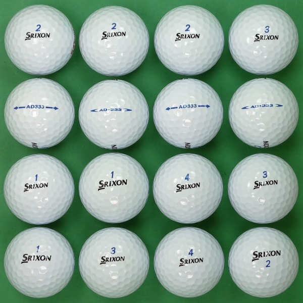 그린피플,스릭슨 AD333 2피스 A+급 로스트볼 16개