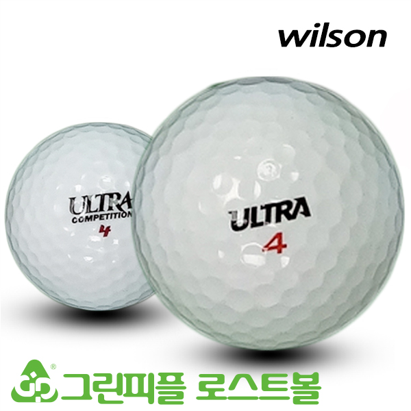 그린피플,윌슨 울트라 시리즈혼합 2피스 A급 로스트볼 16개