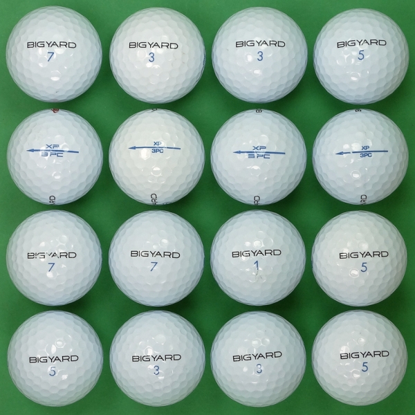 그린피플,빅야드 뉴 XP 3피스 A-급 로스트볼 16개