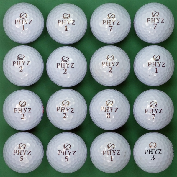 그린피플,투어스테이지 뉴 파이즈 PHYZ 4피스 A-급 로스트볼 16개