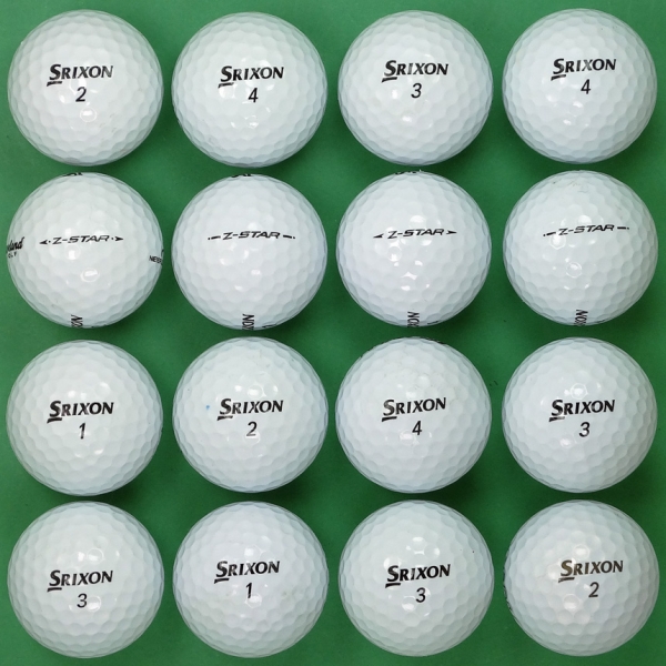그린피플,스릭슨 Z 스타 XV 4피스 A-급 로스트볼 16개