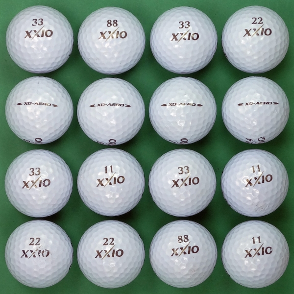 그린피플,던롭 젝시오 XD 에어로 3피스 B급 로스트볼 16개