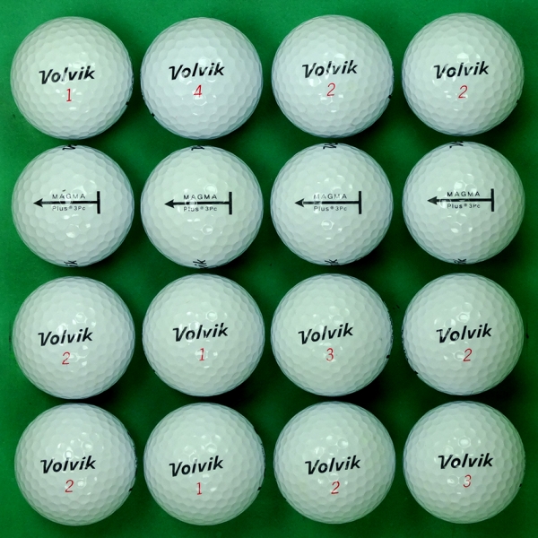 그린피플,볼빅 마그마 플러스 3피스 A-급 로스트볼 16개