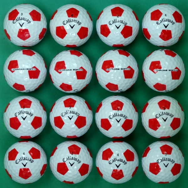 그린피플,캘러웨이 크롬 소프트 트루비스 4피스 B급 로스트볼 16개