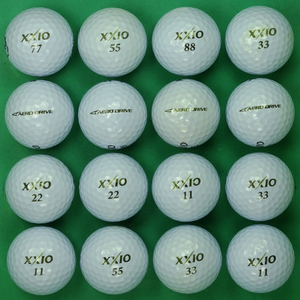 그린피플,던롭 젝시오 에어로 드라이버 3피스 A-급 로스트볼 16개
