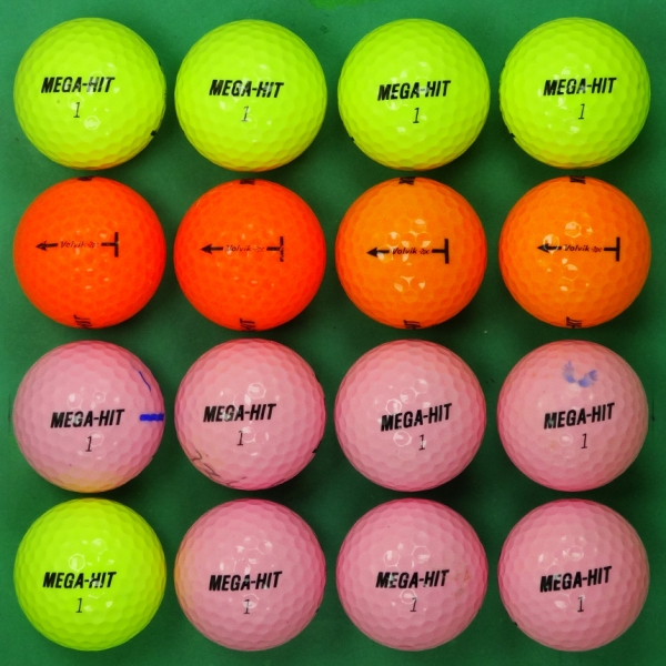 그린피플,볼빅 메가히트 컬러혼합 B+급 로스트볼 16개