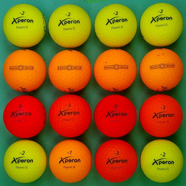 그린피플,엑스페론 파스텔 III 컬러혼합 3피스 A급 로스트볼 16개