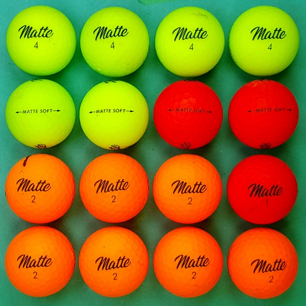 그린피플,빅야드 매트 SOFT 컬러혼합 3피스 B+급 로스트볼 16개