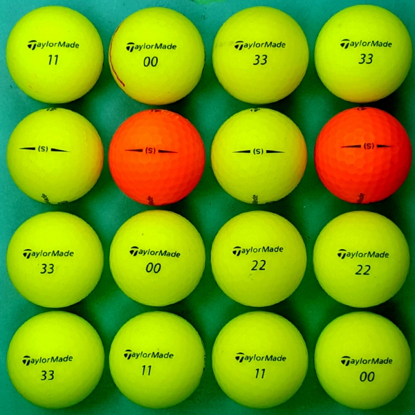 그린피플,테일러메이드 프로젝트 (S) 컬러혼합 3피스 A-급 로스트볼 16개