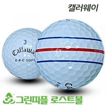 캘러웨이 ERC 소프트 트리플트랙 3피스 A-급 로스트볼 16개