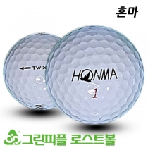 혼마 TW-X  화이트/우레탄 3피스 B급 로스트볼 16개