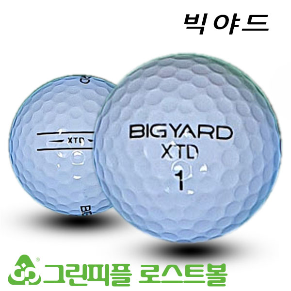 그린피플,빅야드 XTD 화이트 2피스 A+급 로스트볼 16개