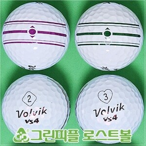 볼빅 브이에스포(VS4) 화이트 4피스 B+급 로스트볼 16개