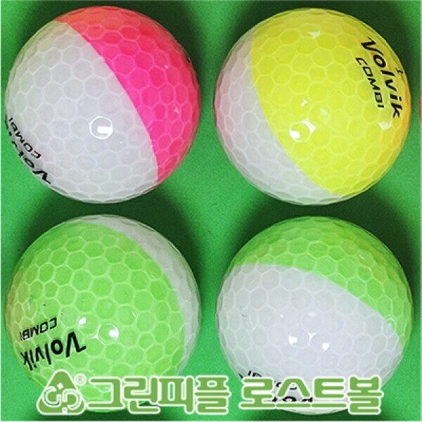 그린피플,볼빅 콤비 크리스탈 3피스 B+급 로스트볼 16개