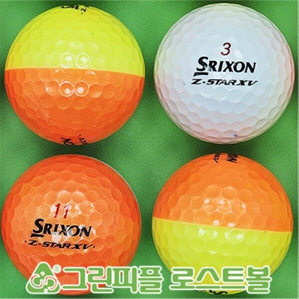 그린피플,스릭슨  Z 스타 XV 디바이드 컬러혼합 3&4피스 A-급 로스트볼 16개