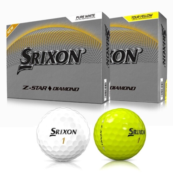 그린피플,정품볼 던롭 스릭슨 Z 스타9 다이아몬드 (Z-STAR9 ◆ DIAMOND) 3피스 1더즌 2025 신형 2컬러