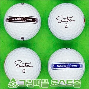 빅야드 세인트나인 타겟라인 화이트 3피스 A+급 로스트볼 16개