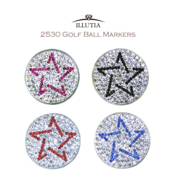 그린피플,일루시아 2530 스타 (Star) 골프 볼마커(30mm) 필드용품