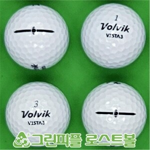 볼빅 비스타 쓰리 (VISTA3) 3피스 B+급 로스트볼 16개