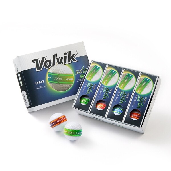 그린피플,[정품볼] 볼빅 엑시아 네온(NEON) 듀얼코어 골프공 3피스 1더즌(12구)