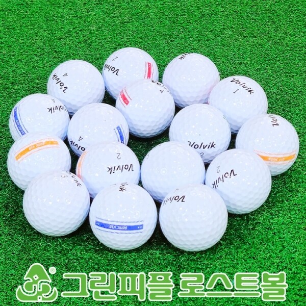 그린피플,볼빅 소닉 브이 (SONIC V) 시리즈 소프트트랙 2피스 A급 로스트볼 16개