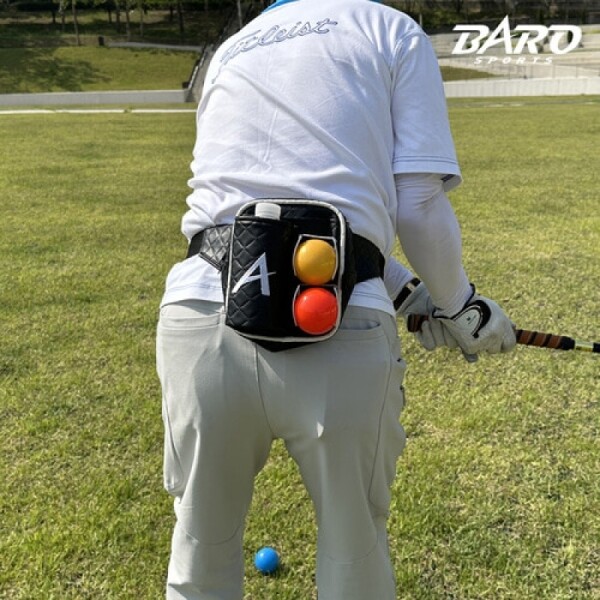 그린피플,그린피플 BARO 퀼팅 싱글 파크골프 힙색 파우치 2컬러