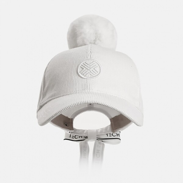 그린피플,그린피플 테크스킨 여성 퍼 리본 코듀로이 골프모자 3color