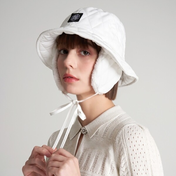 그린피플,그린피플 테크스킨 여성 패딩 이어머프 버킷햇 2color