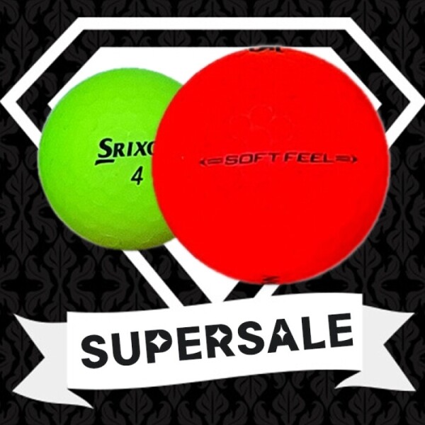 그린피플,[SALE] 스릭슨 소프트 필 비비드 컬러혼합 2피스 B+급 로스트볼 32개(16개X2팩)