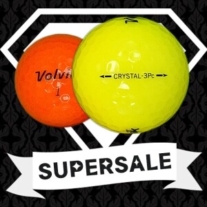 [SALE] 볼빅 크리스탈 컬러혼합 3피스 B+급 로스트볼 32개(16개X2팩)