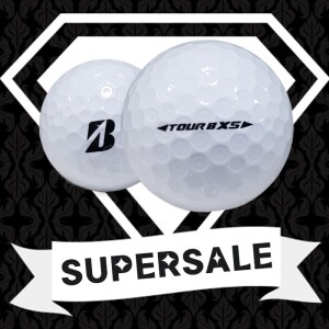 [SALE] 브리지스톤 TOUR B XS 화이트 3피스 B+급 로스트볼 32개(16개X2팩)