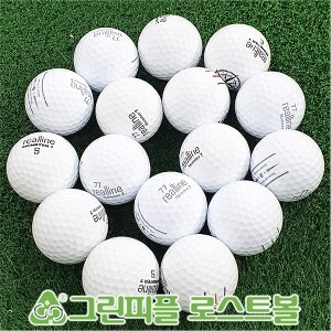 리얼라인 몬스터7 화이트 3피스 A-급 로스트볼 16개