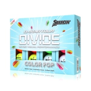 정품볼 던롭 스릭슨 Q 스타 투어6 디바이드 컬러팝 1더즌(12구)