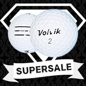 [SALE] 볼빅 플라이 온(FLY ON) 화이트 3피스 A급 로스트볼 32개(16개X2팩)