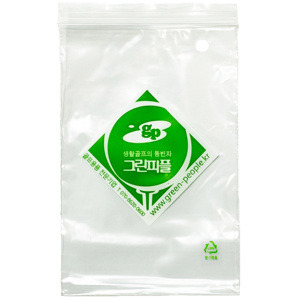 골프공 로스트볼 6구 수납 지퍼백 100매 세트