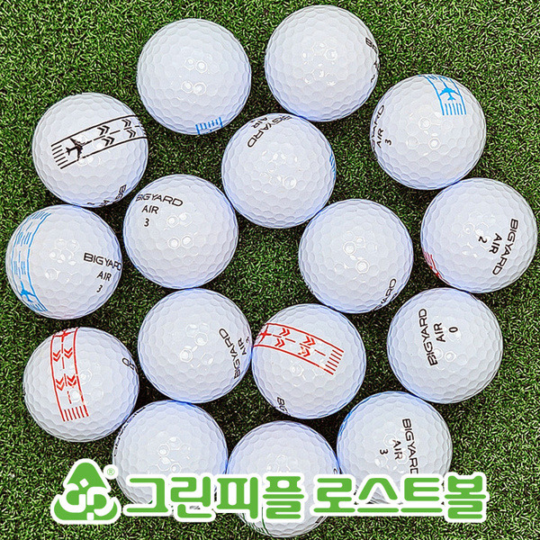 그린피플,빅야드 고반발 3피스 AIR A급 로스트볼 16개