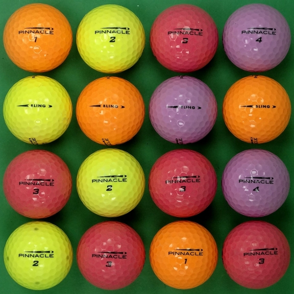 그린피플,피너클 BLING 컬러혼합 2피스 B+급 로스트볼 16개