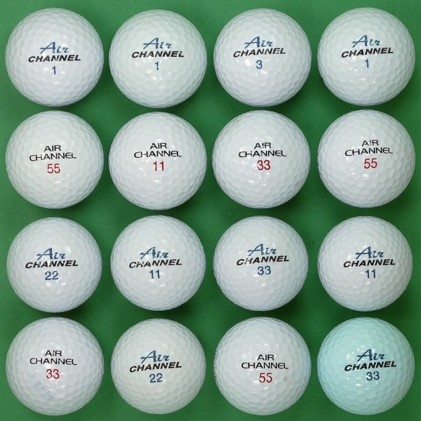 그린피플,볼빅 에어채널 2피스 A-급 로스트볼 16개