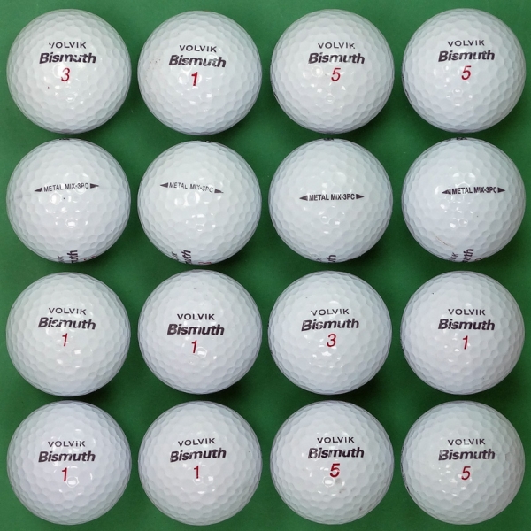 그린피플,볼빅 비스므스 3피스 B+급 로스트볼 16개