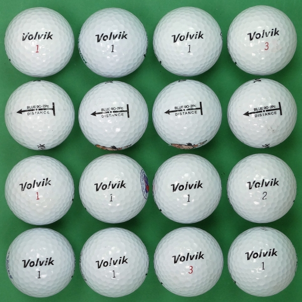 그린피플,볼빅 뉴 블루 90 2피스 B+급 로스트볼 16개