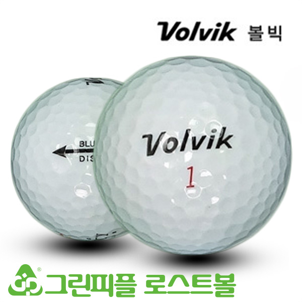 그린피플,볼빅 뉴 블루 90 2피스 B+급 로스트볼 16개