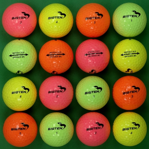 그린피플,빅텐 CBR 컬러혼합 3피스 A급 로스트볼 16개