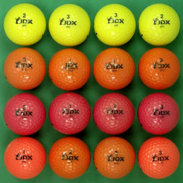 그린피플,JDX 시리즈 컬러혼합 2피스 B+급 로스트볼 16개