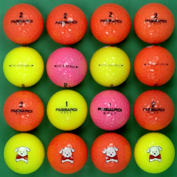 그린피플,파사디 컬러혼합 3피스 A-급 로스트볼 16개