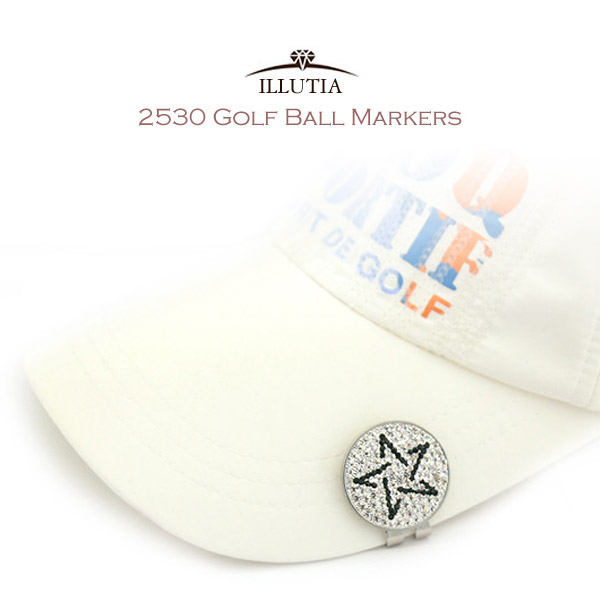 그린피플,일루시아 2530 스타 (Star) 골프 볼마커(30mm) 필드용품