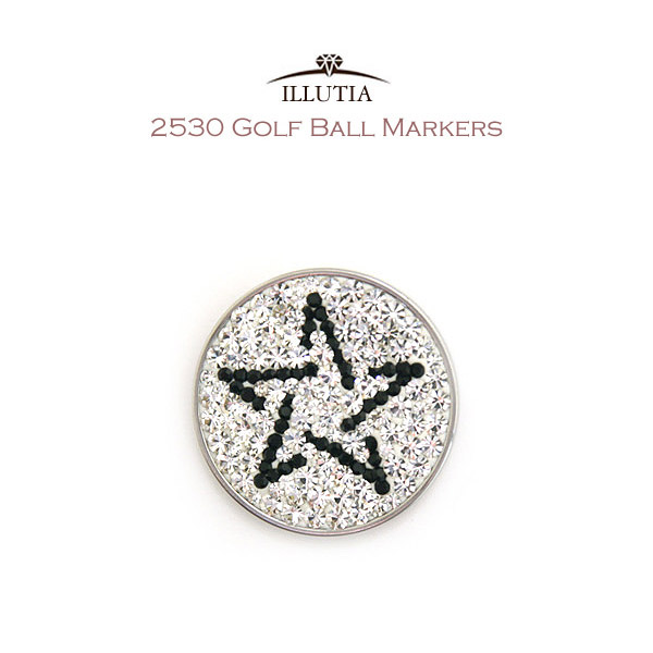 그린피플,일루시아 2530 스타 (Star) 골프 볼마커(30mm) 필드용품