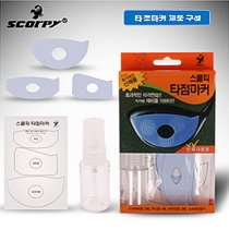 스콜피 연하늘색 타점마커 스티커 골프 연습용품