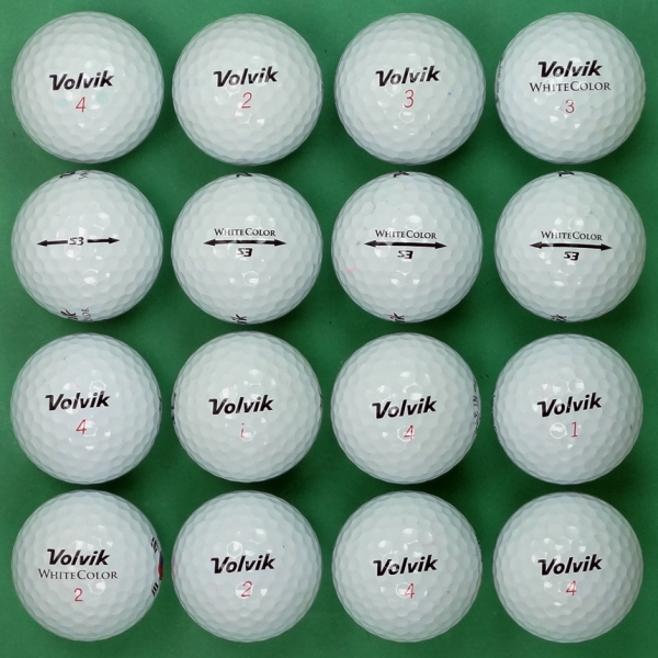 그린피플,볼빅 화이트 S3 3피스 A급 로스트볼 16개